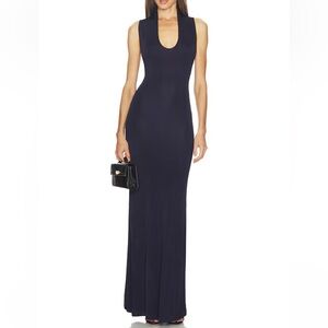 NWT NEW SRG Minerva Knit Gown in Midnight Navy